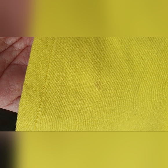 JOSEPH Gabardine Stretch Queen Cropped Trousers Yellow uk12 - Picture 15 of 16